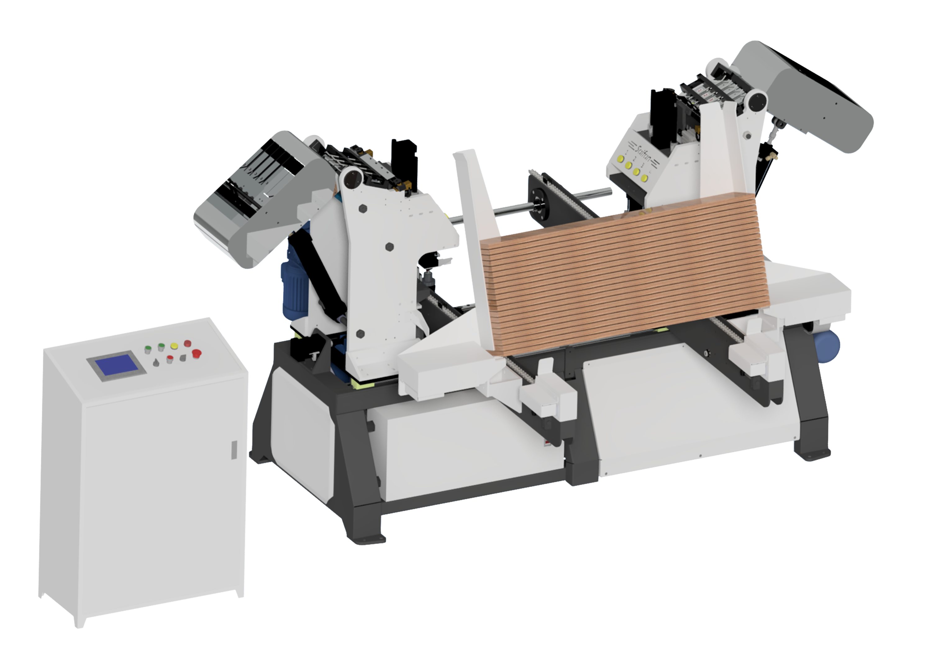 SF4020 Double heads drilling & Rivet machine 