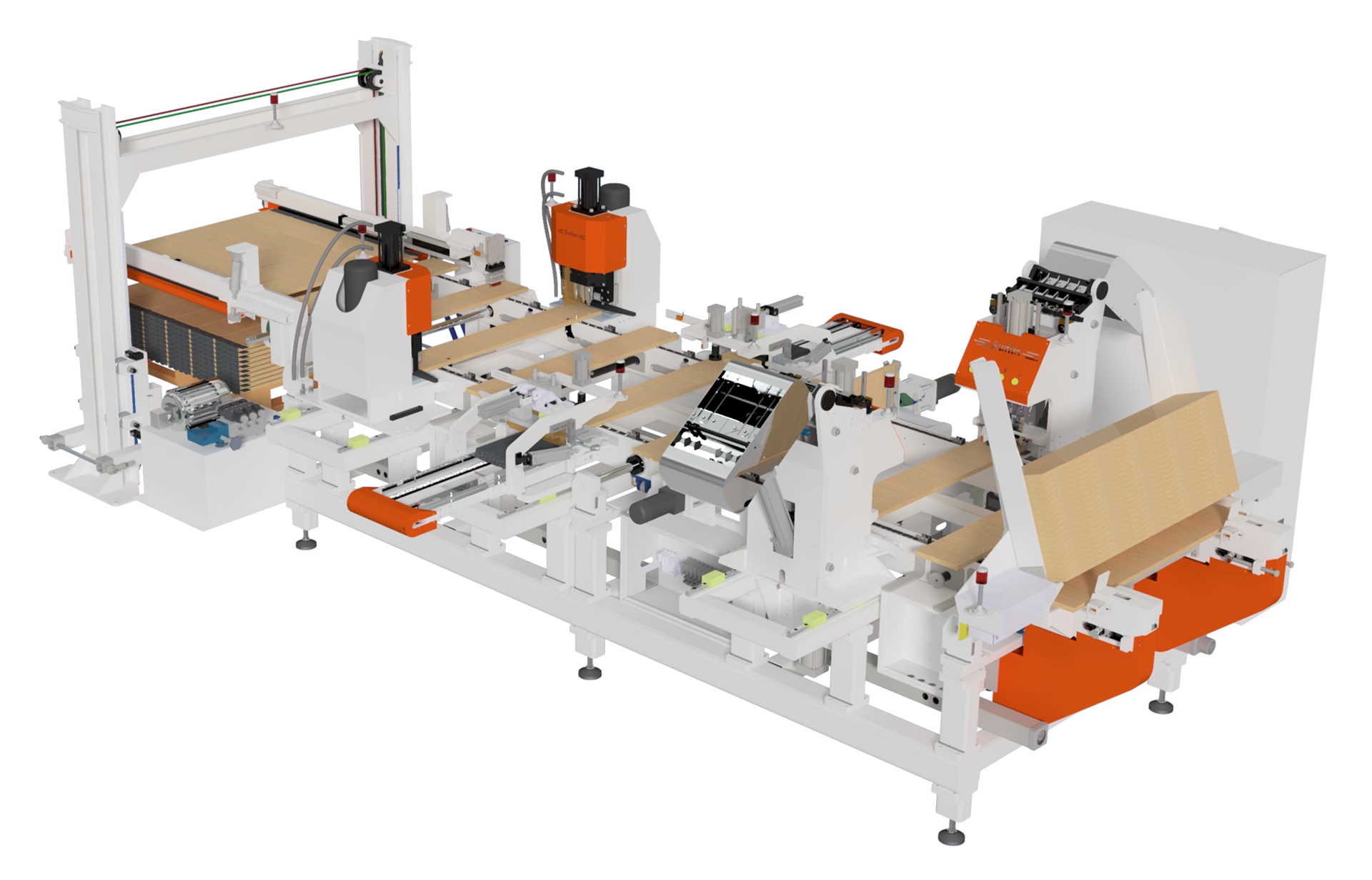 SF4060 Pallet collar machine