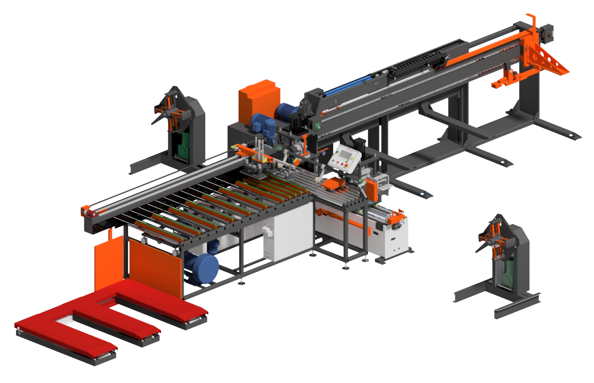 SF3205自動上料雙邊打扣機
