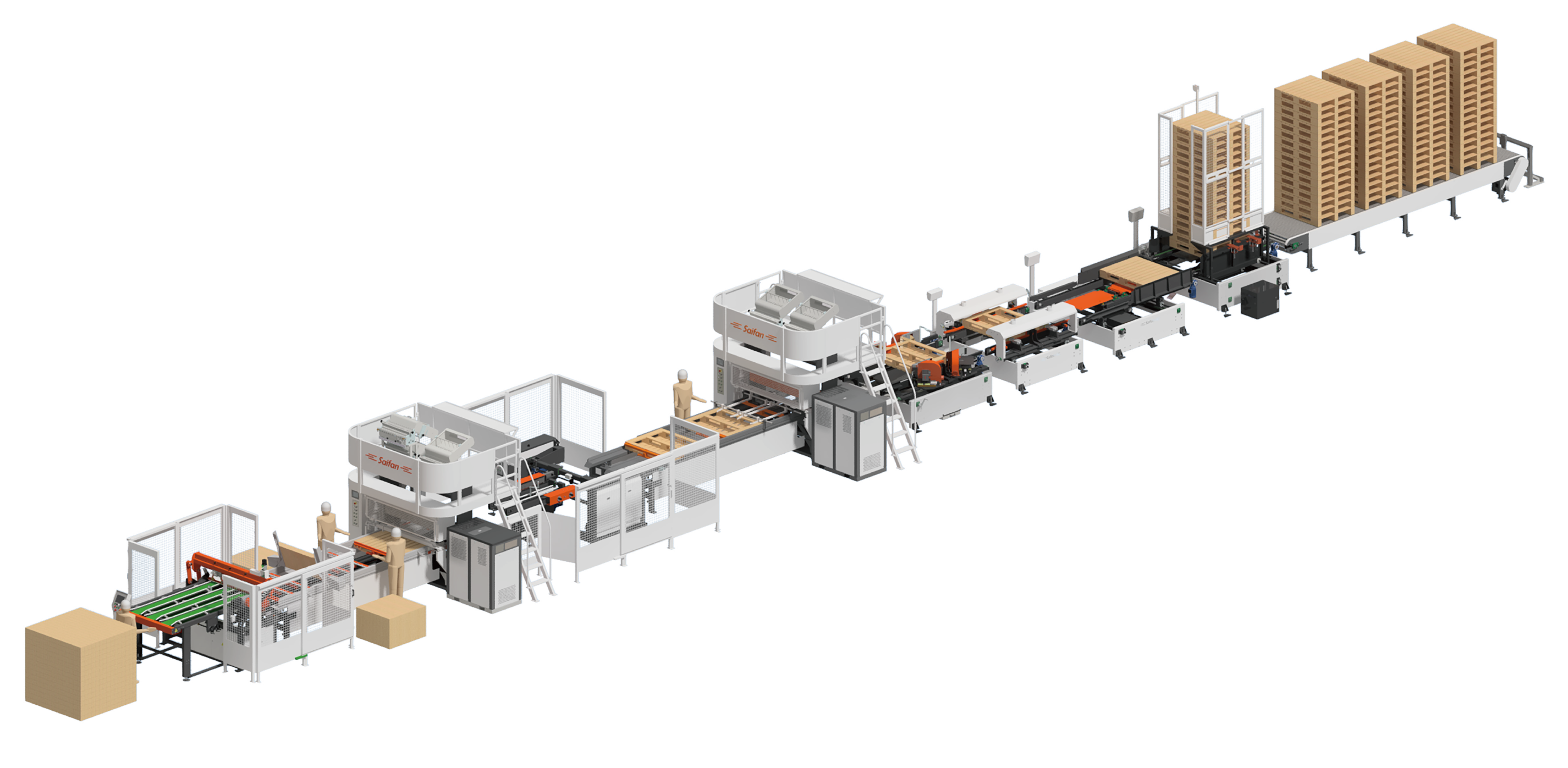 SF1000托盤打釘生產線